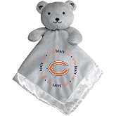 Baby Fanatic NFL Baby Security Blanket Bear Snuggle Toy for Newborn Boy Girl Unisex Stuffed Animal Officially Licensed- -Chicago Bears