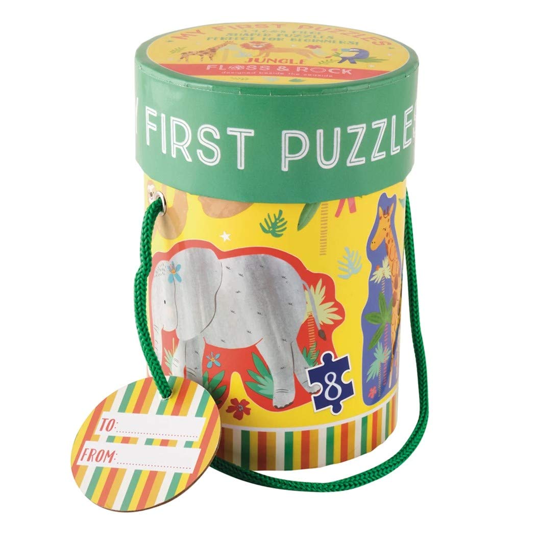 Floss & Rock My First Puzzles - 3, 4, 6 & 8 Jigsaws (Jungle)