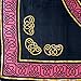 India Arts Handmade 100% Cotton Celtic Circular Knot Print Tapestry Bedspread Tablecloth Throw King 110x110