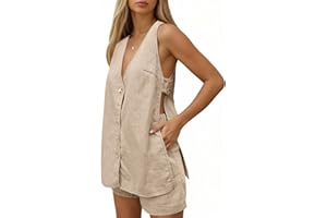 Tankaneo Womens Summer Vacation Outfits Beach Travel Cruise Resort Wear 2 Piece Short Sets Casual Tank Tops and Shorts