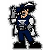 Rico Industries NCAA Xavier Musketeers Mascot Shape Cut Pennant - Home and Living Room Décor - Soft Felt EZ to Hang