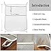 Bath Toy Organizer Bathroom Tub Storage - 3 Bonus Suction Cups Hook Machine Washable