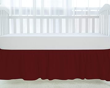 burgundy baby bedding