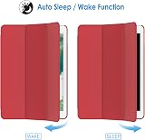 Jetech Case for iPad 9.7 2017 2018 Smart Cover Auto Wake Red view 6