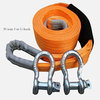 50 Ton Towing Capacity 5 Meters Towing Rope With 2 Hooks Perfect For Pulling A Car Trucks Or Suv Car Itrainkids Com