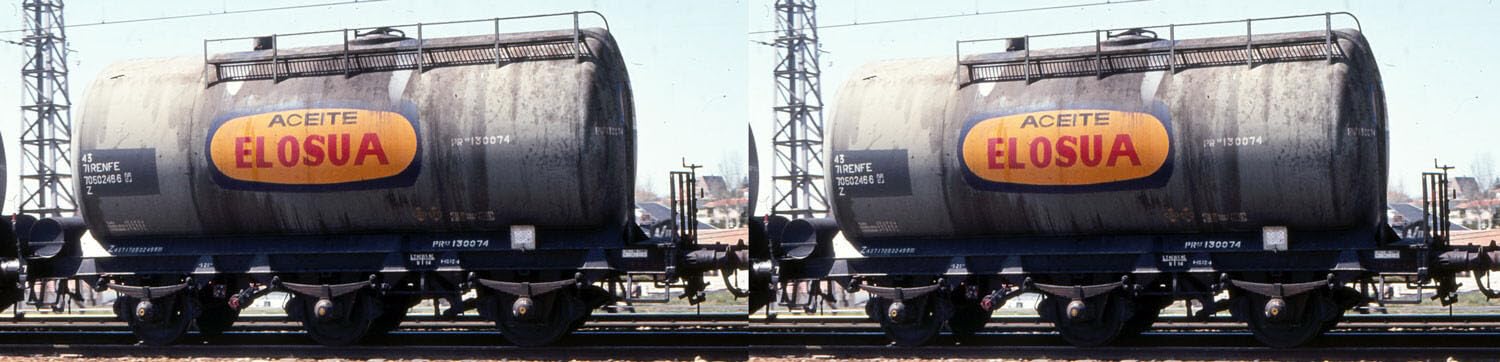 ARNOLD HN6613 RENFE, 2-unit pack of 3-axle tank wagons, Elosua livery, ep. IV Freight Wagons