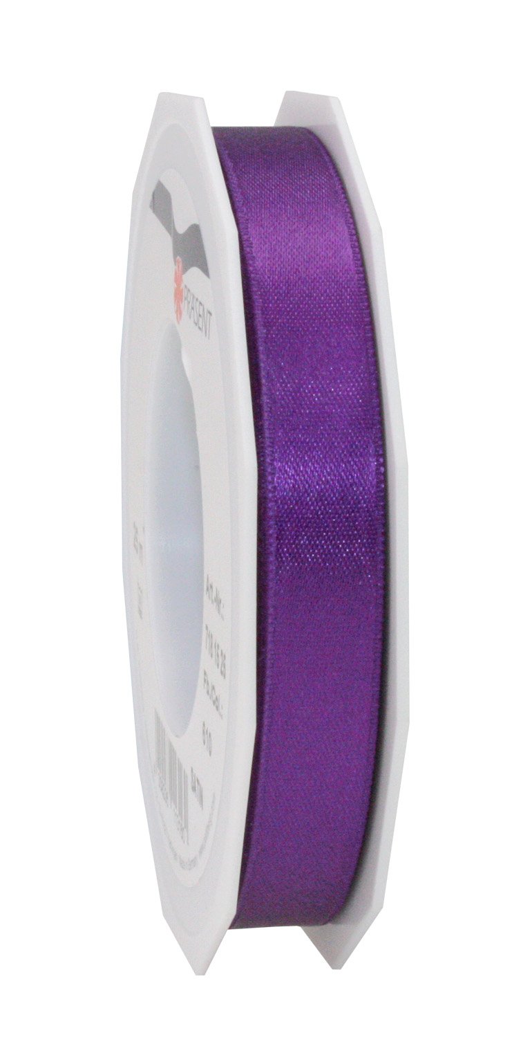 C.E. Pattberg SATIN violet gift ribbon, 27 yards for Wrapping Gifts, 0.59 inches width, Ribbon for Decorating & Crafting, Decorative Ribbon for Gifts, for every occasion โ image 1