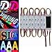 48FT Storefront Window Led Light Waterproof 5050 RGB 3 Led Module Lights DC12V 100pcs Total for Indoor Outdoor Decoration Light Module, Need 12V Power Adapter to Light up