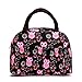Reusable Fashion Lunch Bag for Women Cute Zipper Lunch Tote Bag Light Picnic Lunch Container , Owl