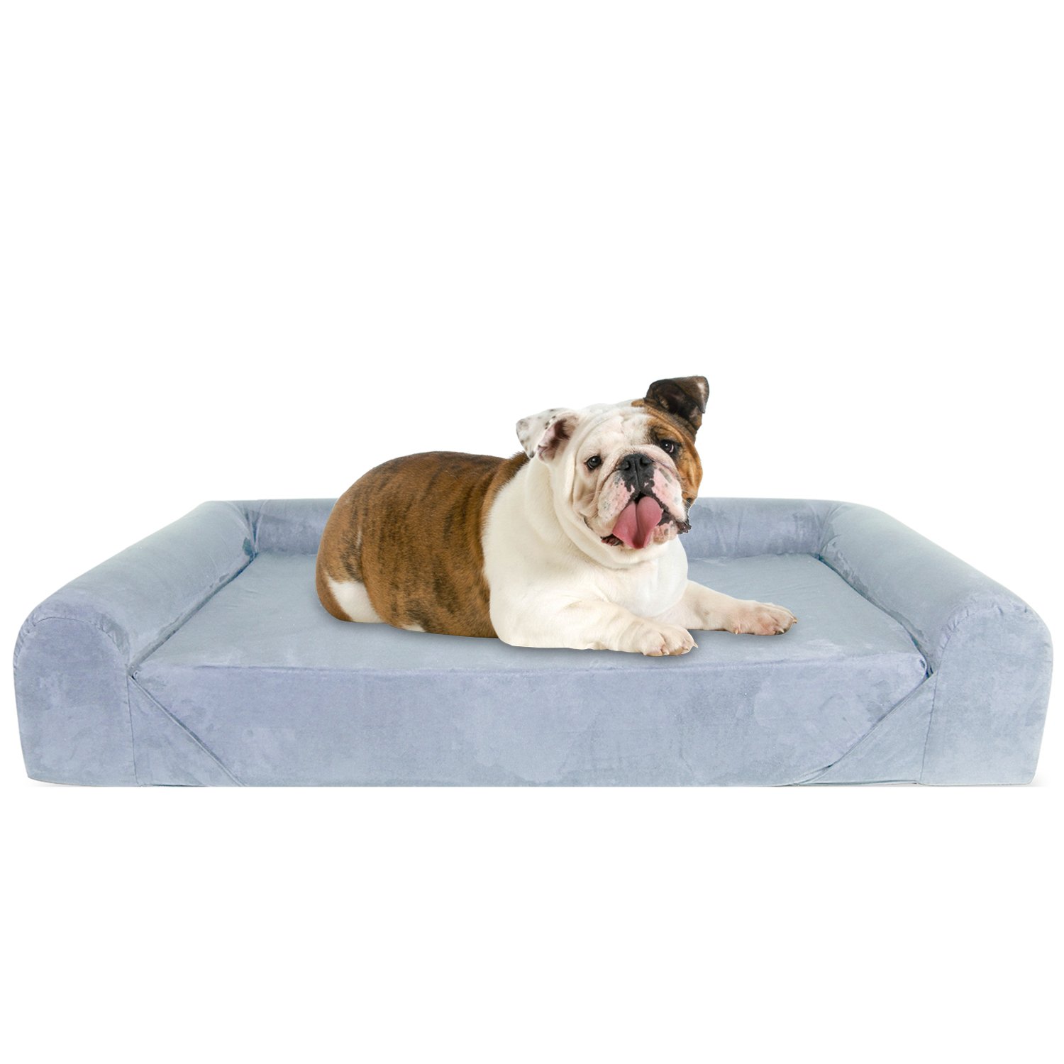 KOPEKS Deluxe Orthopedic Memory Foam Sofa Lounge Dog Bed Large Grey eBay