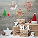18 Pieces Christmas Stencils Set, Reusable Plastic Craft Painting Stencils for Journal Template, Wood, Rocks and Walls Art, Christmas Gift Card DIY Projects