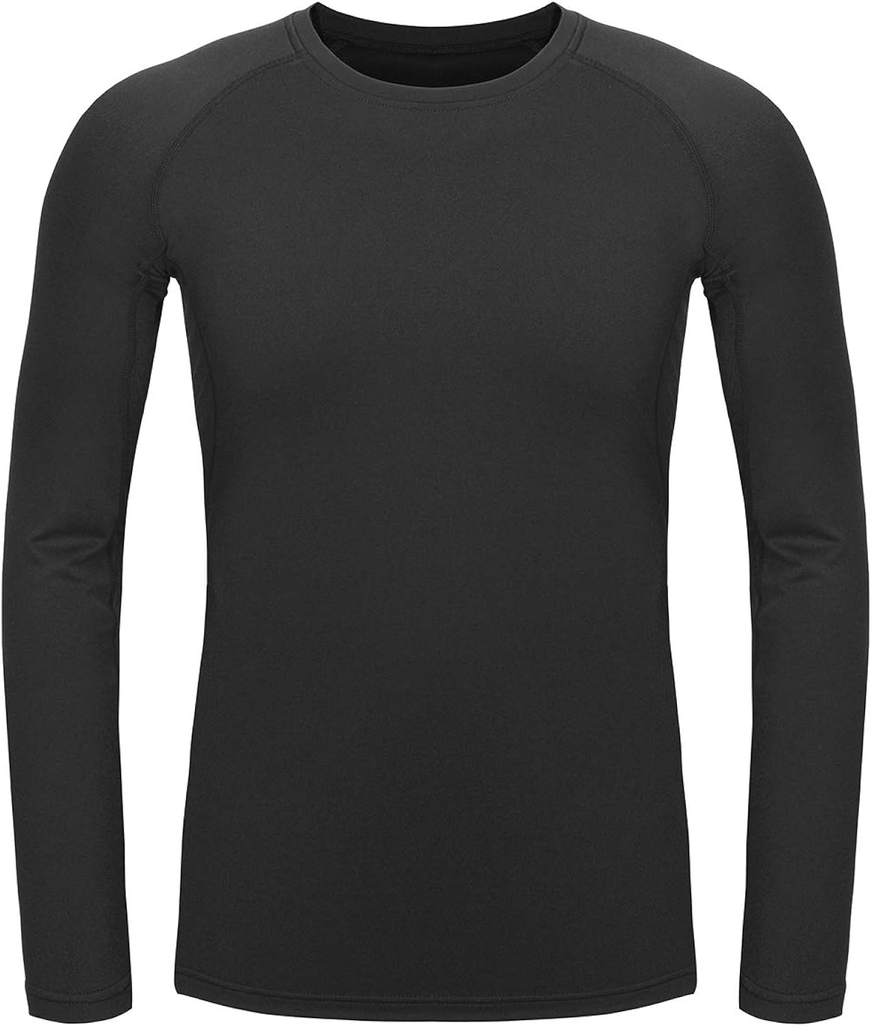 TAIBID Youth Boys' Compression Thermal Shirt Fleece Base Layer Long Sleeve Soccer Baseball Top, Size S - XL: Clothing