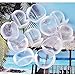 Leewin 12 Pack Transparent Table Corner Guard Baby Child Kid Safety Bumpers Protectors on Edge Furniture Desk
