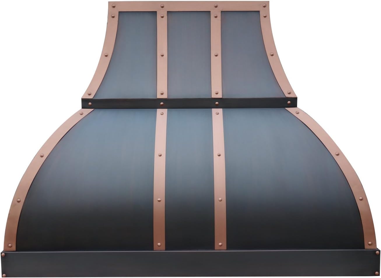 Copper Best Kitchen Range Hood with High Airflow Centrifugal Blower, Includes Stainless Steel 304 Liner and Baffle Filter, High CFM Vent Motor, Wall Mount (Penny, W30"xH36"Wall)