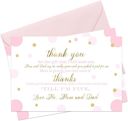 baby shower thank you cards with photo