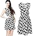 Women's Dress, Laimeng Casual Chiffon Sleeveless Flower Beach Dress (S)