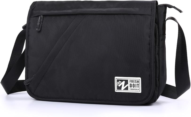Amazon Zzinna ショルダーバッグ メンズ メッセンジャーバッグ 大容量 ナイロン Pc 自転車 通勤通学 斜めがけ 肩掛け バッグ Zzinna ショルダーバッグ