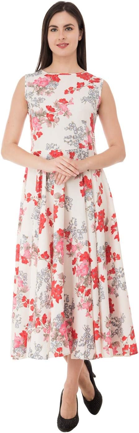 Women's Crepe Empire Maxi Dress