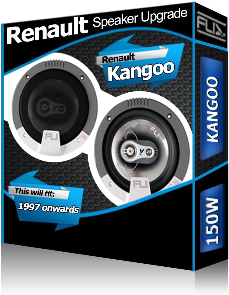 Kangoo Rear Hatch speakers Fli 4" 10cm car speaker kit 150W