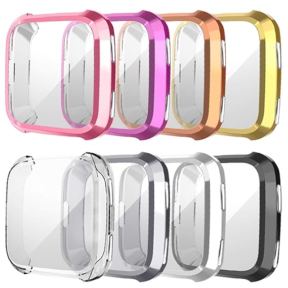 Amazon.com: Funda para Fitbit Versa, Haojavo suave TPU Slim ...