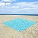 Sand Proof Blanket Sand Free Beach Mat Fast Dry Waterproof Ultra Portable Lightweight Compact Large Beach Towel, Blue, 79