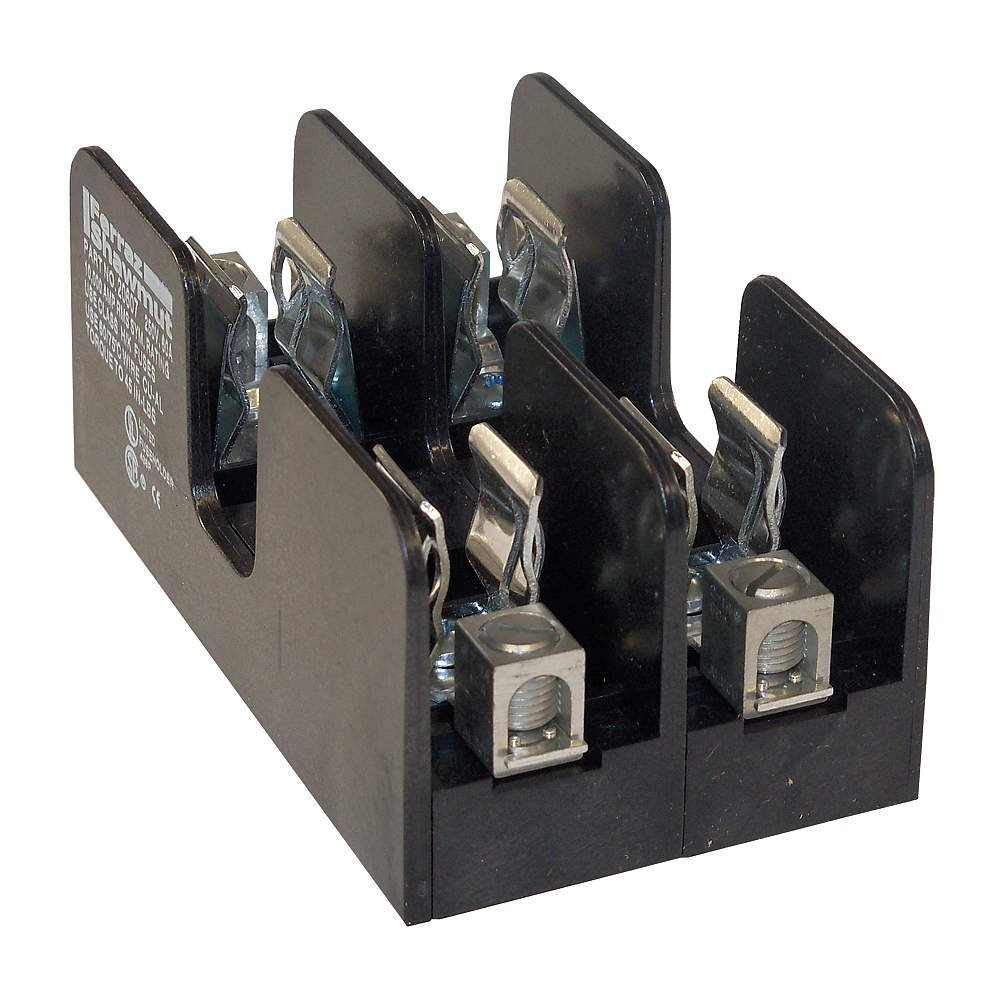 Ferraz Shawmut 20657R Fuse Holder, 250V, 60A, 2Pole, Class R 20657R