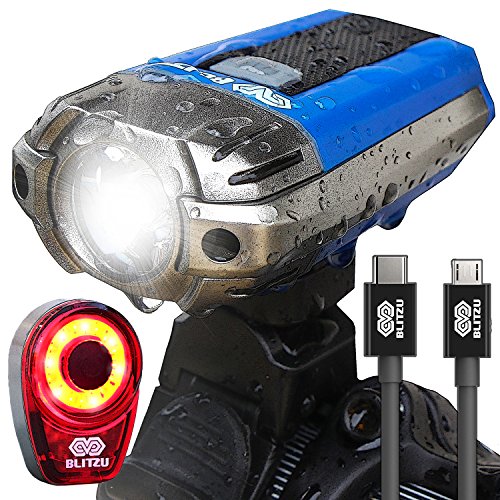 Blitzu gator 390 lumens usb rechargeable bike light (bl…