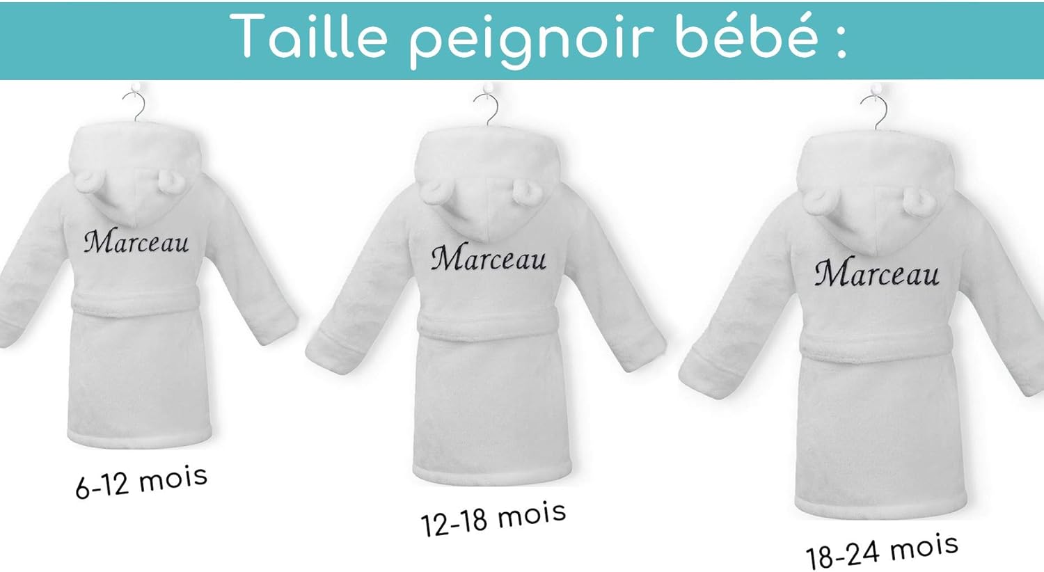 Rose 6 12 Mois Kdo Magic Garcons Filles Doux Et Moelleux Personnalisable Et Brode Avec Un Prenom Peignoir Bebe Personnalise Bebe Et Puericulture Le Bain Stargas Ie
