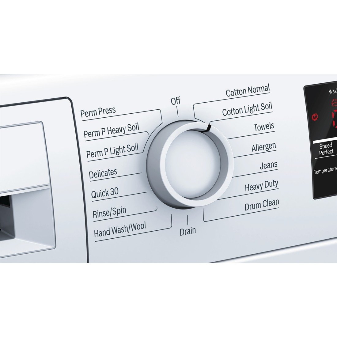 Amazon.com: Bosch WAT28400UC 300 2.2 Cu. Ft. White Stackable Front Load  Washer - Energy Star : Appliances