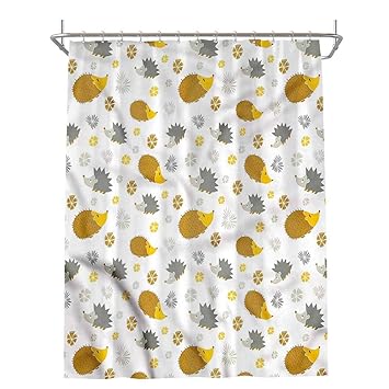 Amazon Com Jiahong Pan Hedgehog Waterproof Shower Curtains Autumn