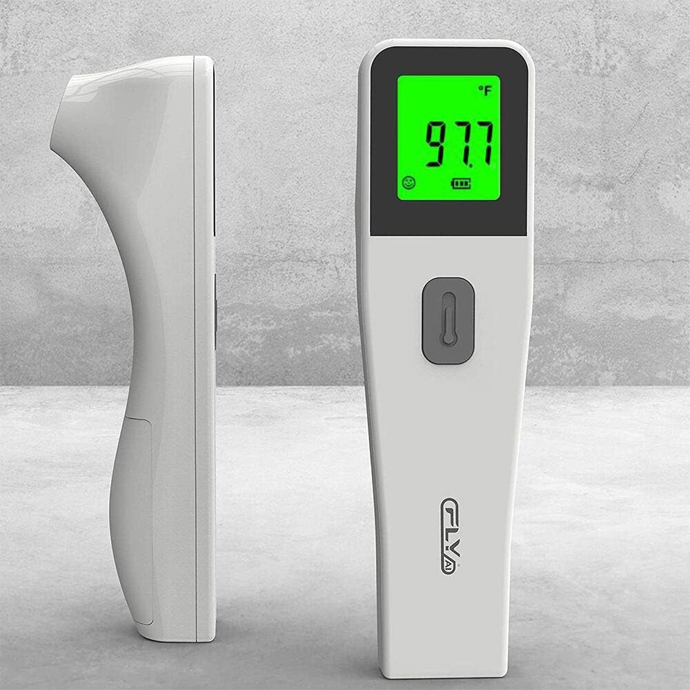 Forehead Thermometer -˚C / ˚F Switching,No-Touch Digital Infrared Thermometer, 4-in-1 Professional Precision Digital Thermometer with Fever Alert