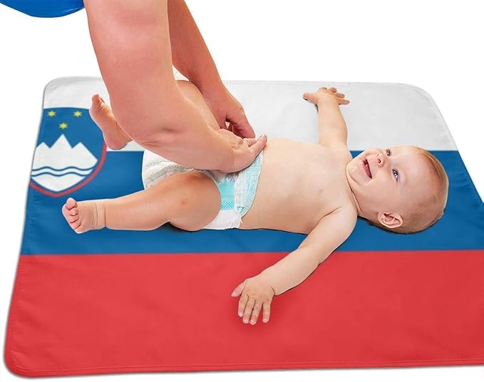 Slovenie Vlag Veranderende Pad Waterdichte Herbruikbare Grote Baby Veranderende Mat Om Luier Matrasbeschermer Cover Voor Jongen En Meisje Pasgeboren 25 5 X31 5 Amazon Nl