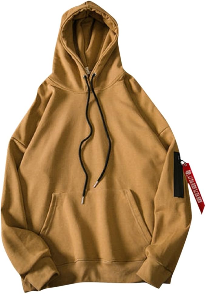 Amazon Formanism カジュアル ストリート シンプル ビッグ フード パーカー プルオーバー メンズ カーキ Xl キャップ 通販 Amazon Formanism カジュアル ストリート シンプル ビッグ フード パーカー プルオーバー メンズ カーキ Xl キャップ 通販