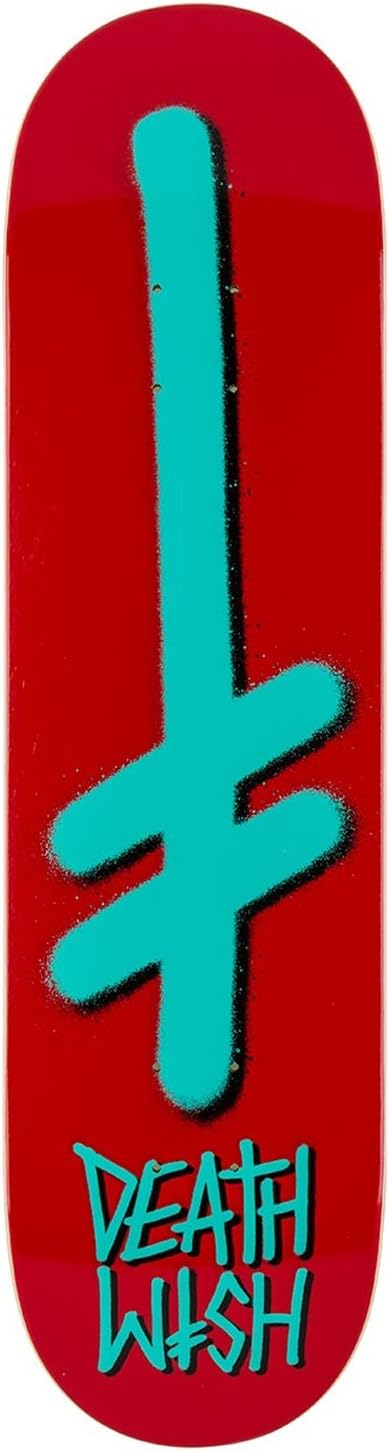 Deathwish Gang Logo Deck - 8.12 Red/Teal