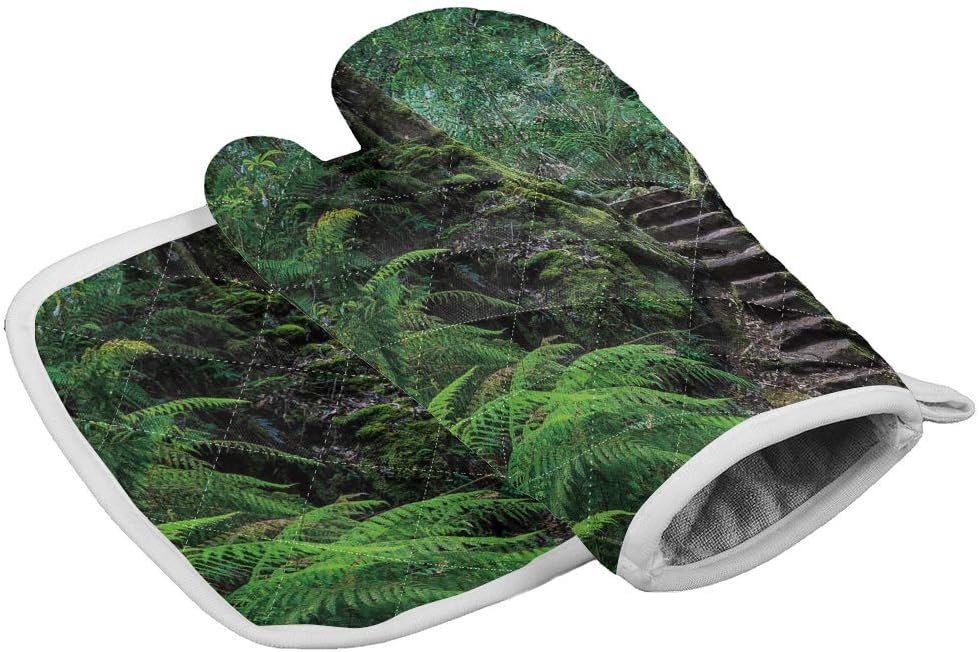 Download Amazon.com: Kitchen Oven Mitts Gloves and Pot Holders Sets ...