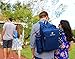HËRDESMÄN Picnic Backpack for 4 | Deluxe Family Picnic Bag with Insulated Cooler | Quality Picnic Basket Set