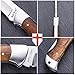 Grand Way Folding Knife - Folding Pocket Knife - EDC Outdoor Large Fold Knives Classic Clip-Point Stainless Steel Blade Wooden Handle - Best Strong Pocket Knife Urban Hiking S 109