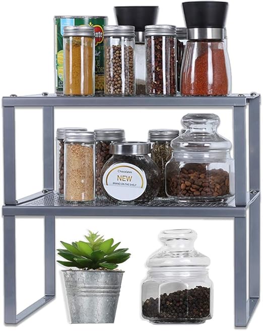 Amazon Com Nex Kitchen Shelf Organizer For Cabinet Counter