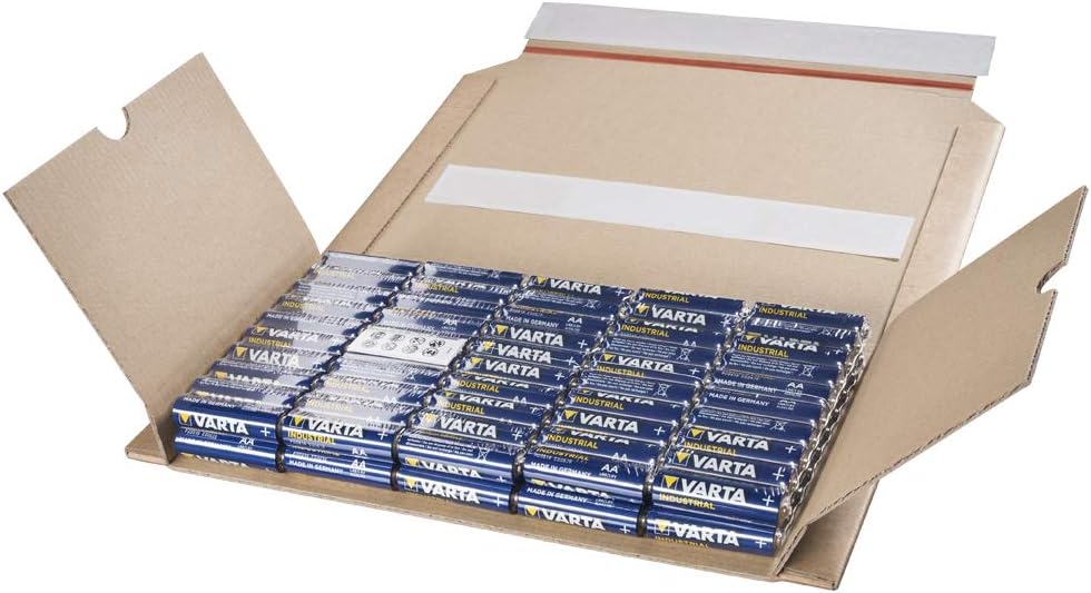 VARTA Industrial Pro AA Mignon Alkaline Batteries LR6 - 100-pack, Made in Germany, Black, 100 Units - Image 4