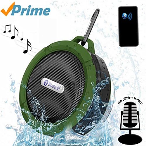 Bluetooth Speaker, Wireless Waterproof Speaker, Shower Speaker, Suction Cup, Built-in Mic, Hands-Free Speakerphone, Wireless speaker