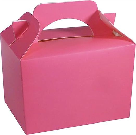 Lote de 10 cajas para fiestas, para bodas o para Navidad, rosa fucsia: Amazon.es: Hogar