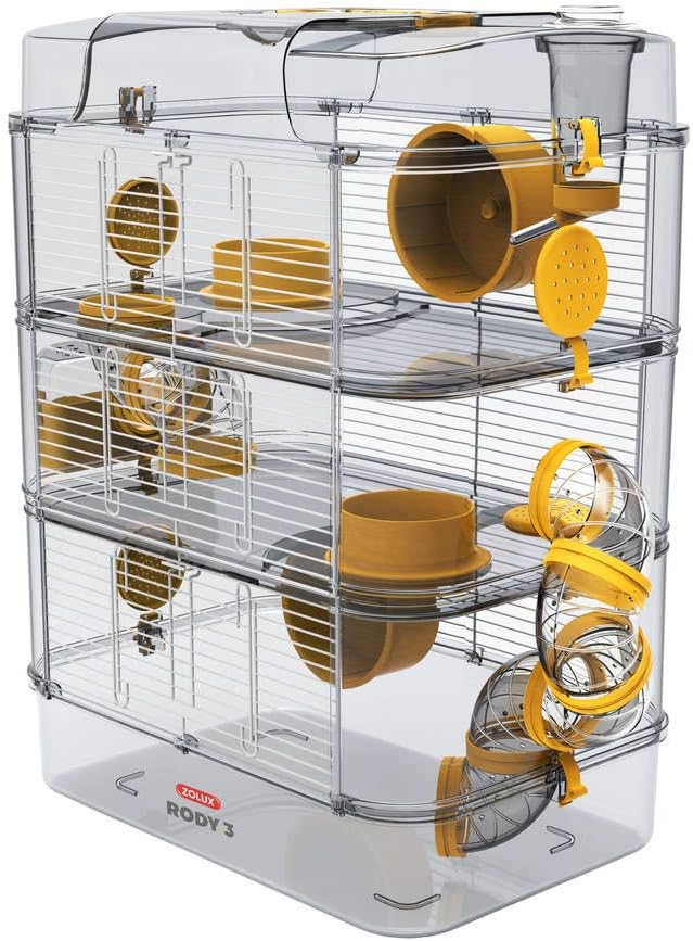 Zolux Cage pour Hamster, Souris, Gerbille ''RODY 3'' Trio Amazon.fr