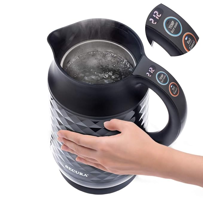 Secura Cool Touch Precise Temperature Control Stainless Steel 1.8Qt (7