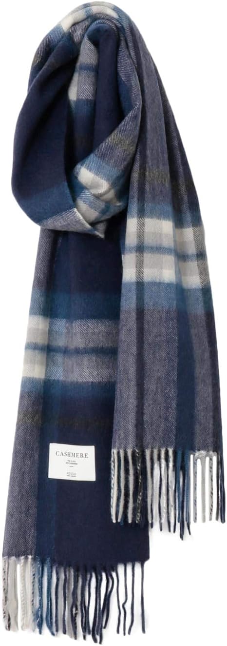 Amazon アーバンリサーチ ロッソ マフラー Web限定 カシミヤチェックマフラー レディース Ra07 2dn003 Navy Free マフラー 通販