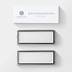 roborock 2 Pack Washable Filter for Roborock Qrevo