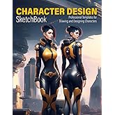 CHARACTER DESIGN Sketchbook Templates for Drawing: For artists, animators, illustrators... organize and develop artwork in notebook journal | 60 Male ... Art, Cosplay & Design Manga Characters