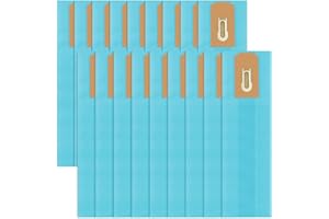 18 Pack PETOX PK80009 Disposable Vacuum Bags for Oreck Commercial XL Upright Filtration Bags, Compatible with Oreck XL Models without Bag Docks XL2000, XL8000, XL9000 and Commercial Series, Blue