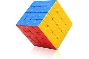 CFMOUR Speed Cube 4x4 - Moyu Meilong 4, Stickerless Magic Cubes Bundle 4x4x4- Fast Smooth Turning Vivid Colour Puzzle Game Brain Toy for Kids and Adult