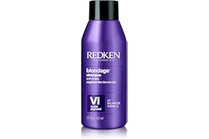 Redken Blondage Color Depositing Purple Shampoo | Neutralizes Brassy Tones In Blonde Hair | With Salicylic Acid | Cool and Ash Blonde Toning Shampoo | For Blonde, Bleached or Highlighted Hair