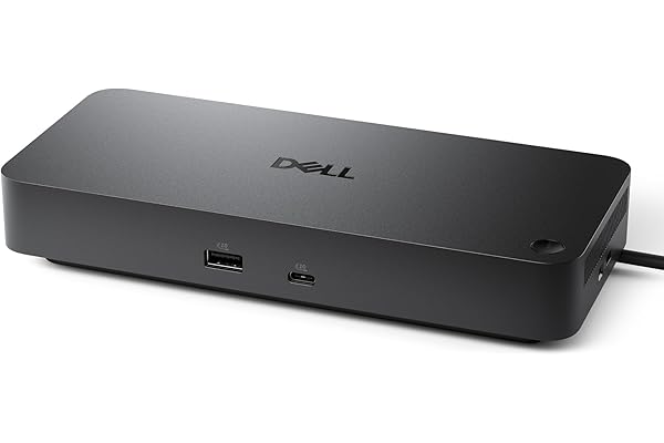 Dell Pro Laptop Docking Station WD25, USB-C, 100W, DisplayPort, HDMI | Universal Dock, Ethernet, USB-A Ports, USB-C Ports, Power Delivery Charging, Quad Display, Plug and Play, Office Ready, WD25